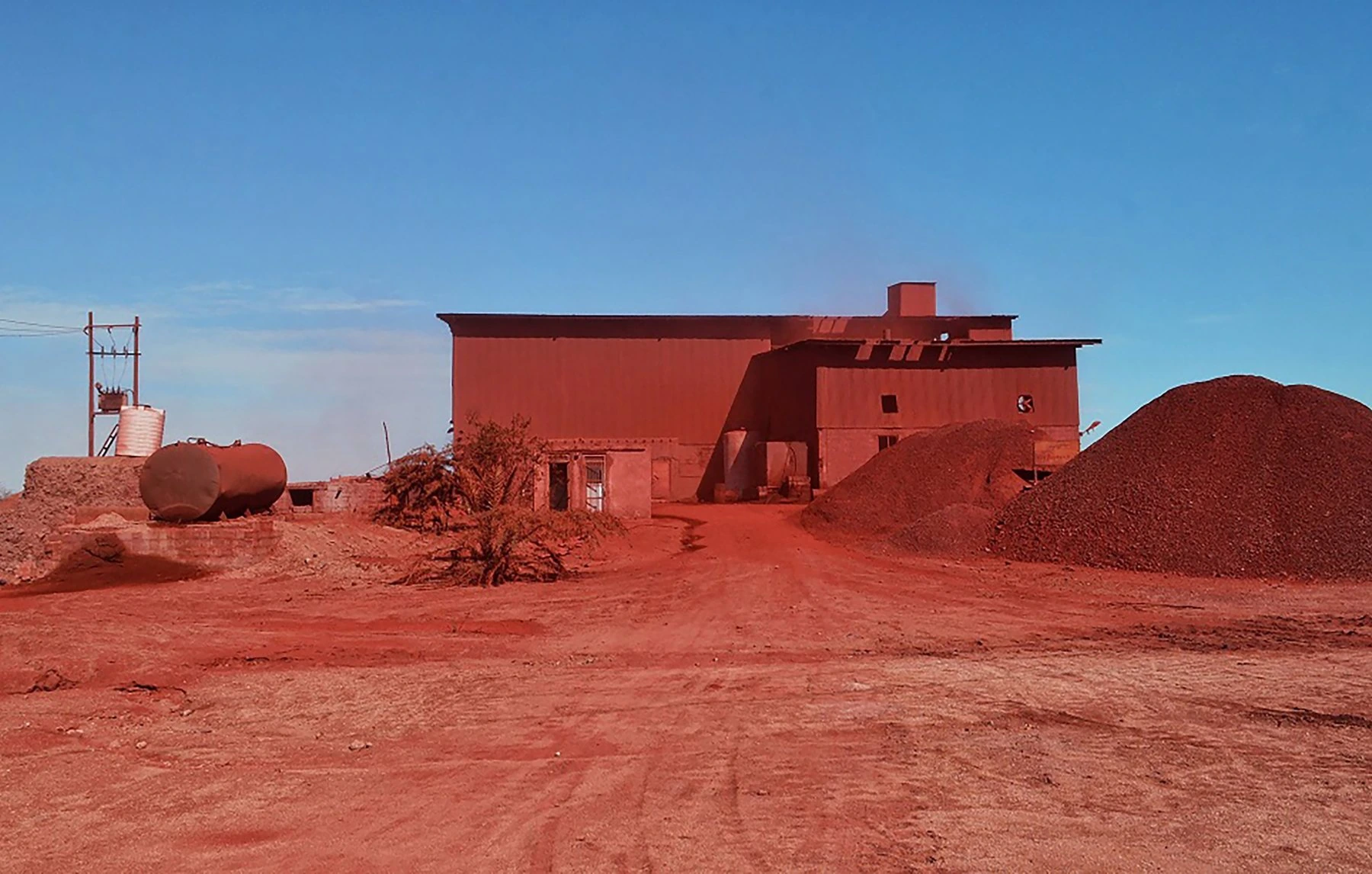 Red ocher mine landscape from Ali Hashem Daily Work